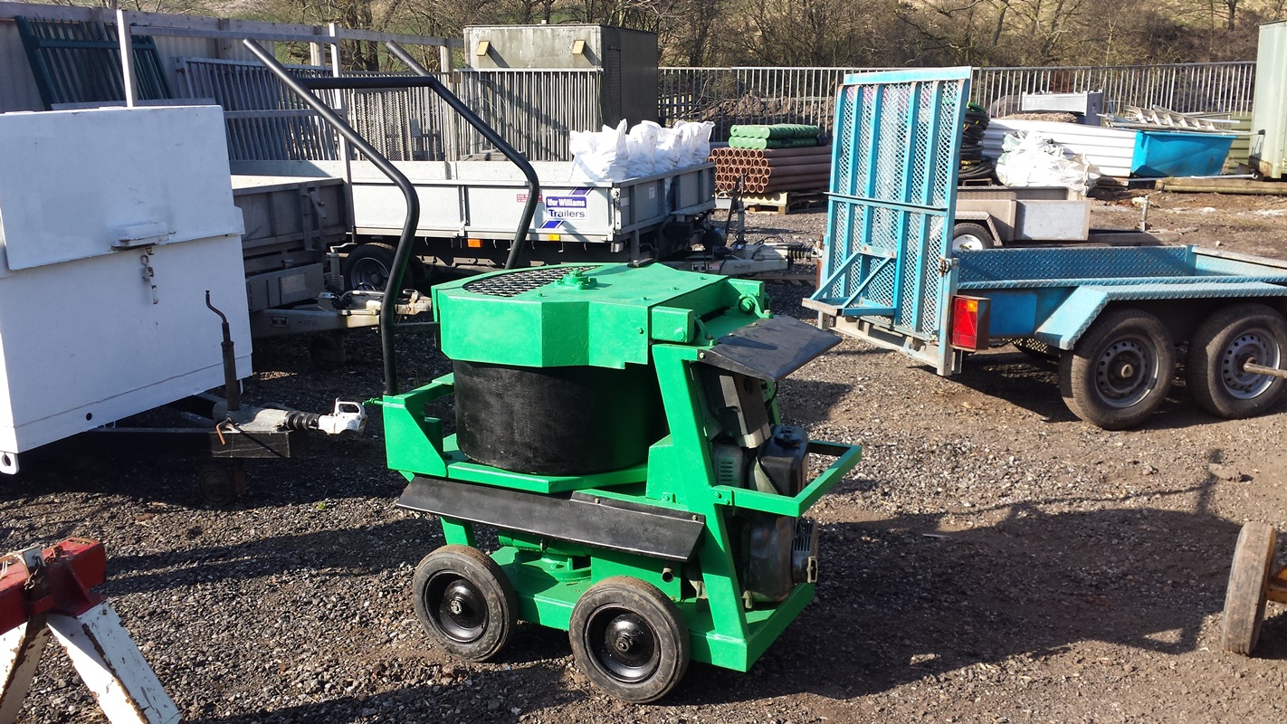 SPE MIXIT 60 (SIMILAR TO CRETEANGLE) FORCED ACTION PAN MIXER, WET POUR