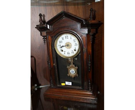 A STRIKING GERMAN MANTEL CLOCK