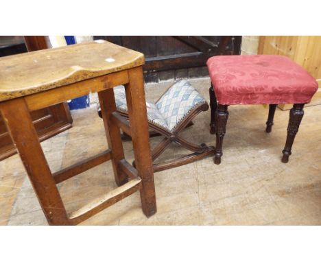 A bum stool, another stool, and a gout stool (3)