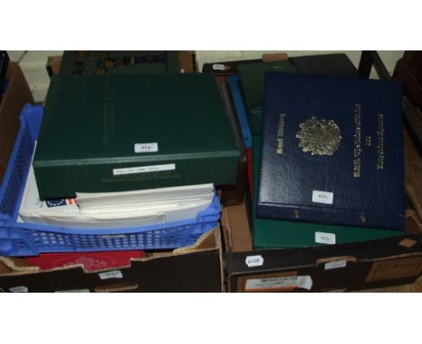 Assorted first day covers, other stamps, postcards and other ephemera (3 boxes) 