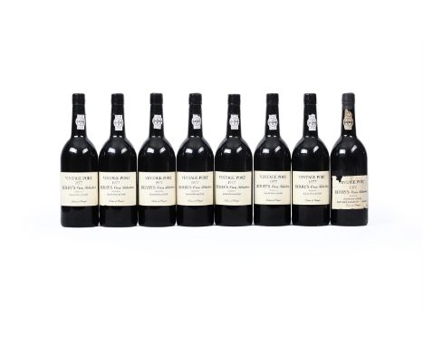 1977 Berry Bros. & Rudd, Vintage Port8x75clShipped by Quarles Harris, 1 label soiled and damaged. 