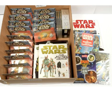 Galoob Micro Machines Star Wars vehicle packs x fourteen, vehicles include TIE Interceptor, Mon Calamari Rebel Cruiser, Darth