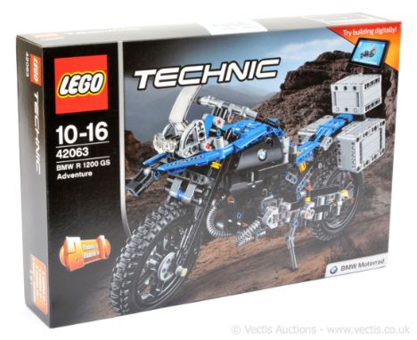 Lego Technic set 42063 BMW R 1200 GS Adventure, within Near Mint sealed packaging. EX SHOP STOCK