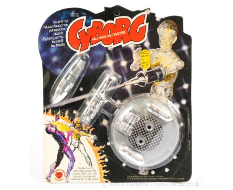 Strawberry Fayre vintage Cyborg figure accessory set 1, Mint, within Excellent sealed packaging.