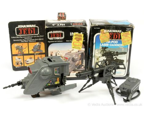 Kenner Star Wars Return of the Jedi vintage Tri-Pod Laser Cannon, Excellent complete, within Fair (surface wear and creasing)