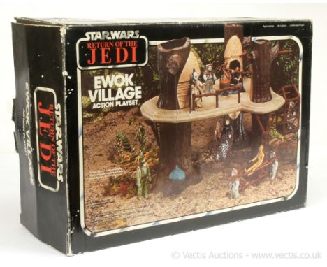 Palitoy Star Wars Return of the Jedi vintage Ewok Village, Mint UNUSED complete, within Good opened box, includes inserts, in