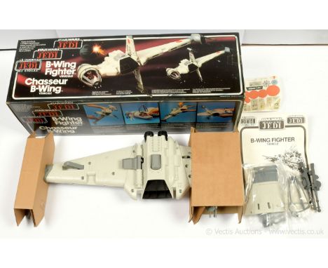 Palitoy Star Wars Return of the Jedi vintage Tri-Logo B-Wing Fighter, Mint UNUSED complete, within Excellent opened box, incl
