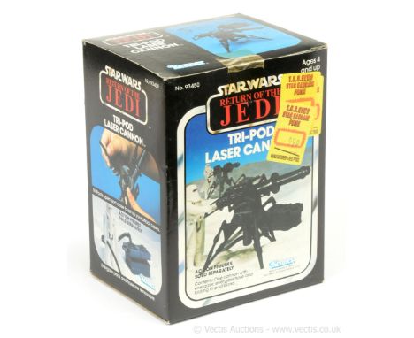 Kenner Star Wars Return of the Jedi vintage Tri-Pod Laser Cannon, within Excellent sealed (surface wear) box.