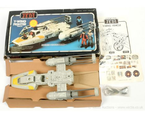 Palitoy Star Wars Return of the Jedi vintage Y-Wing Fighter, Mint UNUSED complete, within Good opened box, includes inserts, 