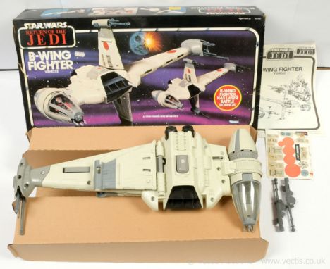 Kenner Star Wars Return of the Jedi vintage B-Wing Fighter, Mint UNUSED complete, within Fair (one torn end flap) opened box,