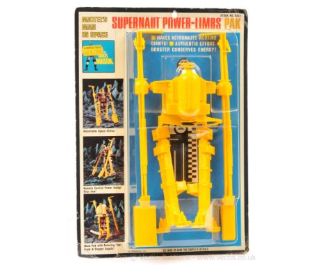 Mattel vintage Major Matt Mason Supernaut Power Limbs Pak, Mint, within Good to Good Plus sealed packaging.
