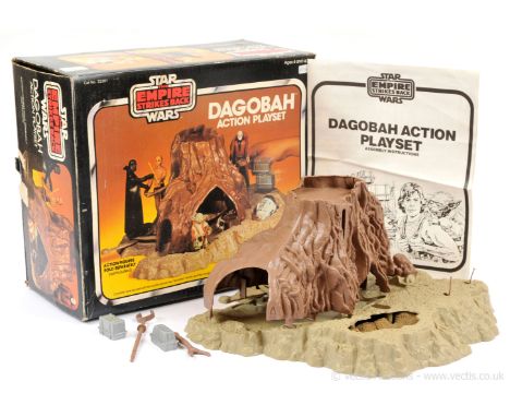 Palitoy Star Wars vintage The Empire Strikes Back Dagobah Action Playset, Good (missing cylinder), within Good opened box, in