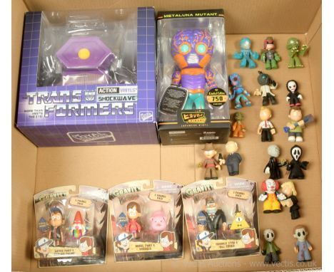 Quantity of TV and Film related vinyl figures x twenty two includes The Loyal Subjects Los Angeles The Transformers Action Vi