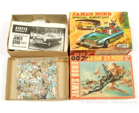 Airfix James Bond 007 Aston Martin DB5 Model Kit, Excellent UNMADE, complete with instructions, within Good opened box. Arrow