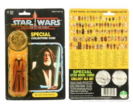 Kenner Star Wars vintage The Power of the Force Ben Obi-Wan Kenobi 3 3/4" figure, Mint, within Excellent (yellowed) bubble, u