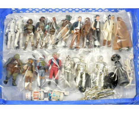 Kenner Star Wars vintage 3 3/4" figures x twenty-three including Stormtrooper x two, Lando Calrissian Skiff Guard x two, Weeq