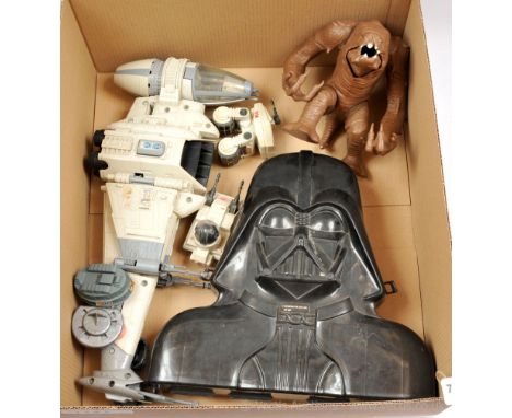 Kenner Star Wars vintage B-Wing Fighter, Good complete. Kenner Star Wars vintage Rancor Monster, Good Plus complete. Kenner S