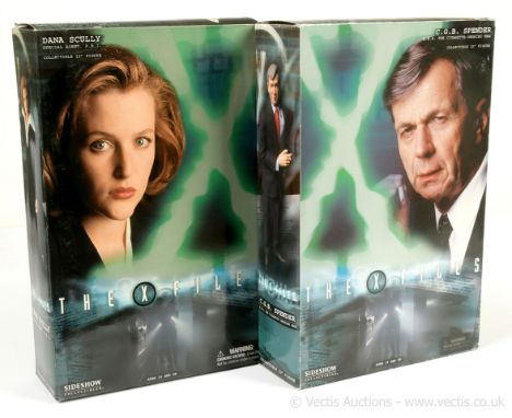Sideshow X Files Dana Scully 12" figure, Excellent complete, within Good Plus opened box. Sideshow X Files CGB Spender 12" fi