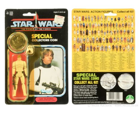 Kenner Star Wars vintage The Power of the Force Luke Skywalker Stormtrooper disguise 3 3/4" figure, Mint, within Excellent (y