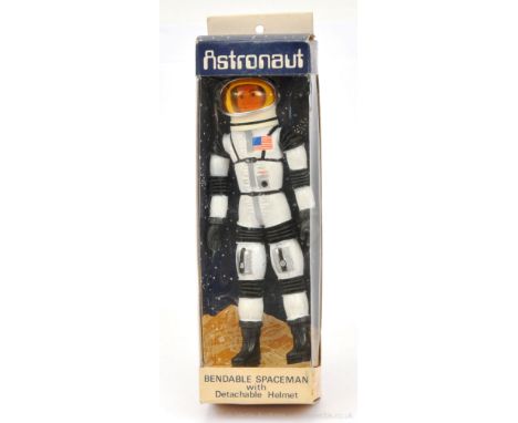 Mattel vintage Major Matt Mason Astronaut figure (white), Excellent, within Good Plus window box.