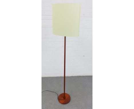 Contemporary standard lamp and shade,162cm high  