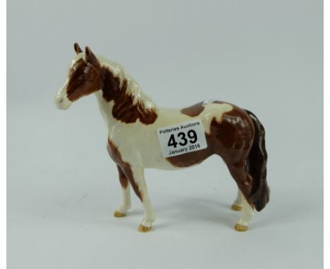 Beswick Skewbald Pinto Pony 1373 first version