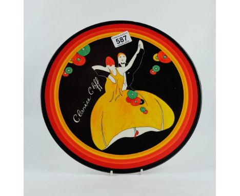 Wedgwood Clarice Cliff Age of Jazz charger "Charleston" Limited edition no.11 of 999 