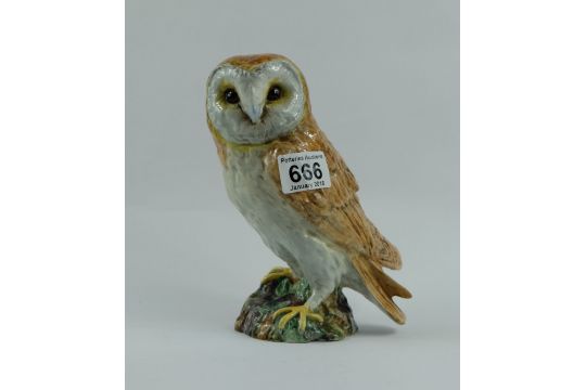 Beswick Large Barn Owl 1046 Early First Version With Split Tail