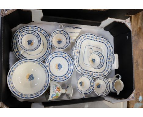 A collection of Wedgwood The Etruria part teaset to consist of cups, saucers, sandwich plates, bowls etc (23)