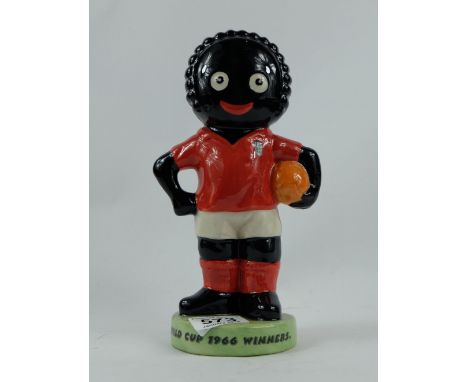 Carlton ware large figure of a Robinson's football advertising the England world cup 1966 limited edition number 75 of 100