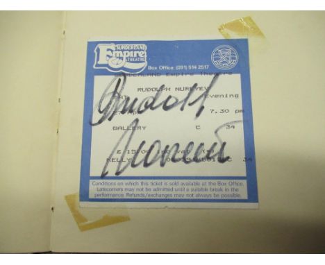 WAYNE SLEEP COLLECTION - a Ballet interest autograph album formerly the  property of Muriel N Carr including signatures of Ru