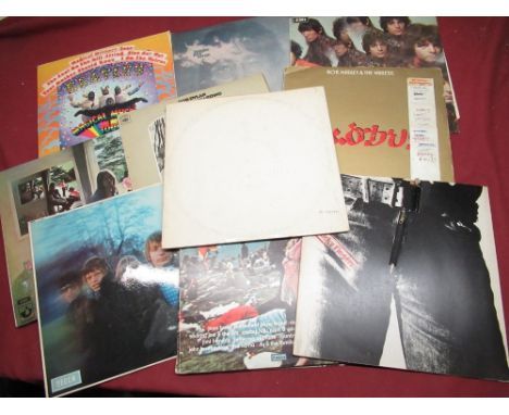 WAYNE SLEEP COLLECTION - Selection of LP records belonging to Wayne Sleep including the Rolling Stones Sticky Fingers, Beatle