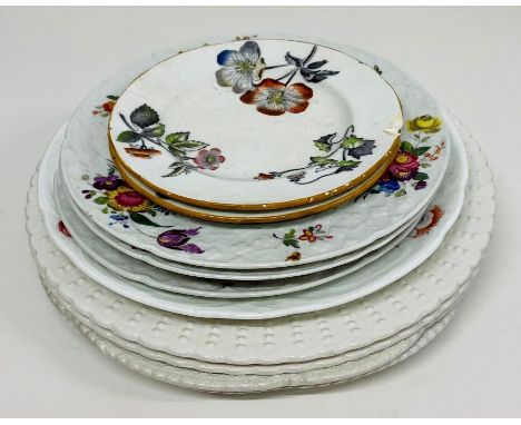 A selection of vintage and reproduction plates 