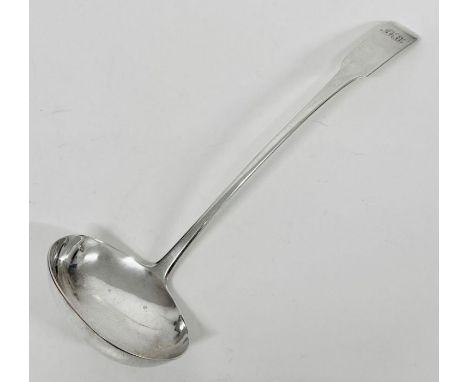 A Scottish silver ladle, dated 1810, (Approx weight 220g) 