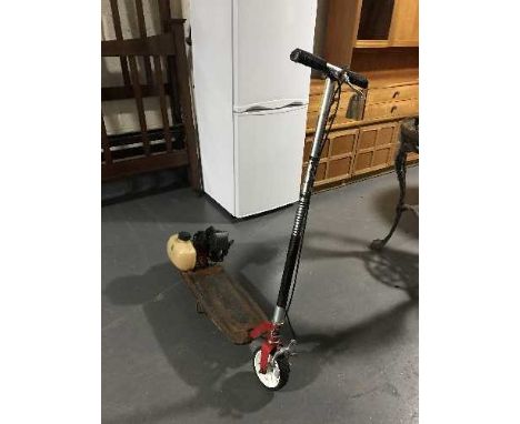 A Go Ped petrol scooter 