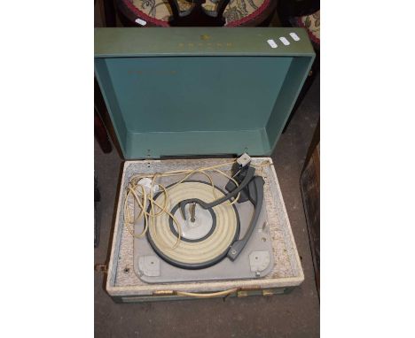 A vintage record player