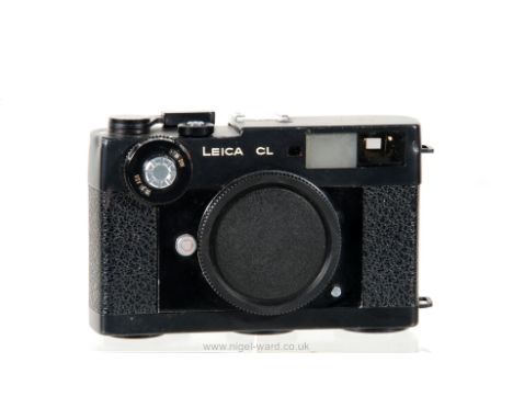 A Leitz Wetzlar Leica CL compact Rangefinder 35mm Camera  Serial No. 1425638 (body as found, but in working order).