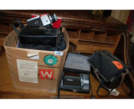 A quantity of Photographic Equipment to include a boxed Kodak instamatic 204 Camera, a Kodak instamatic 60 Camera boxed, a Eu