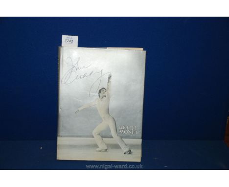A first edition Book "John Curry" signed 14th April 1978