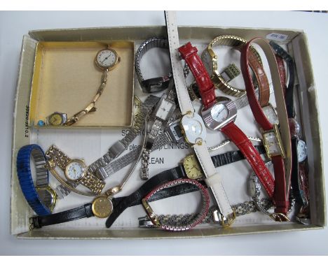Vintage and Later Ladies Wristwatches, including Timex, Sekonda, etc.