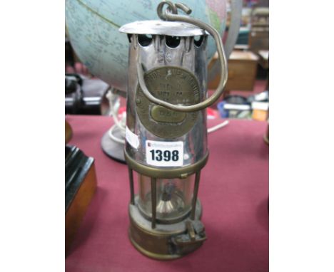 Eccles Protector Lamp and Lighting Co Miners Lamp.