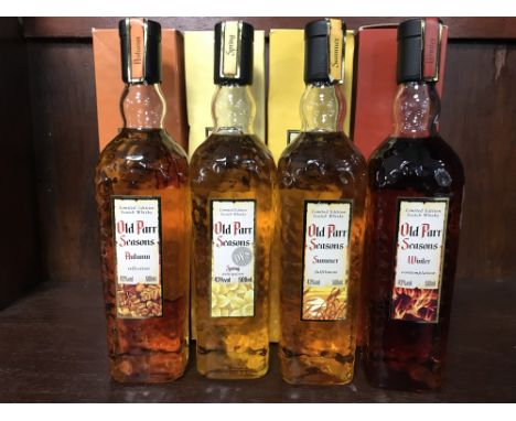 OLD PARR FOUR SEASONS Blended Scotch Whisky. A range of four whiskies (Summer, Autumn, Winter, Spring) created to reflect the