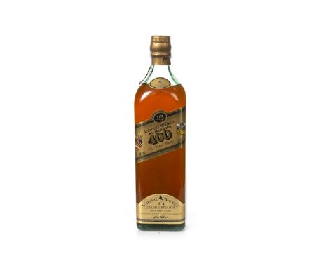 JOHNNIE WALKER KILMARNOCK 400 AGED 15 YEARS Blended Scotch Whisky. Bottled to celebrate the 400th anniversary of the granting