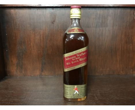 JOHNNIE WALKER RED LABEL 70° PROOF Blended Scotch Whisky 26 2/3 fl.oz, 70° proof.
