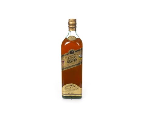 JOHNNIE WALKER KILMARNOCK 400 AGED 15 YEARS Blended Scotch Whisky. Bottled to celebrate the 400th anniversary of the granting
