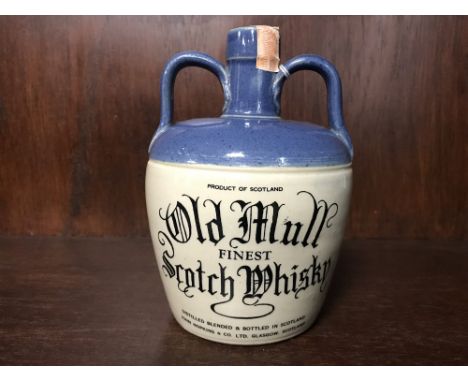 OLD MULL Blended Scotch Whisky No capacity or strength stated, in ceramic flagon