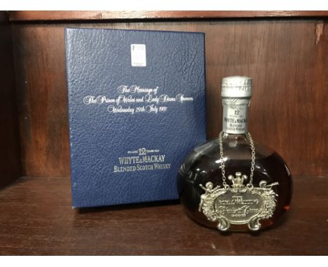 WHYTE &amp; MACKAY ROYAL WEDDING AGED 12 YEARS Blended Scotch Whisky 75cl, 40% volume, in box.
