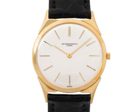 VACHERON & CONSTANTIN Vintage "Ultra Thin" Herrenuhr, Ref. 6099. Full Set 1959. Gelbgold 18K, extraflaches Gehäuse (4,4mm ink