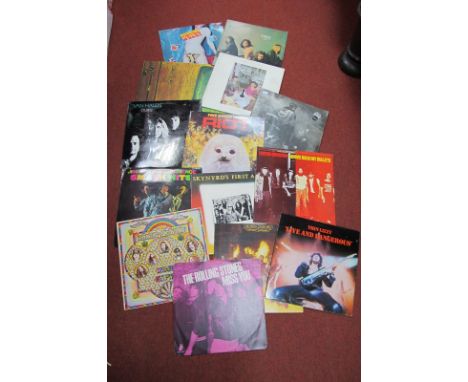 Rock Interest, fifteen LP's consisting of The Who - Quadrophenia gatefold sleeve with book, Led Zeppelin - Presence, Alice Co