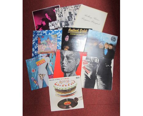 Rolling Stones LP's, ten re-issues in this collection to include Exile on Main Street, Beggars Banquet, Their Satanic Majesti